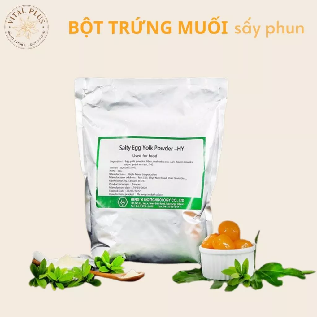 (1 KG) Bột Trứng Muối - Salty Egg Yolk Powder - Vital Plus - Shop Nhà Anise