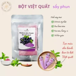 (50 gram) Bột trái cây - Bột Việt Quất - Blueberry Powder - Vital Plus - Shop Nhà Anise