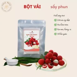 (50 gram) Bột trái cây - Bột Vải - Lychee Powder - Vital Plus - Shop Nhà Anise